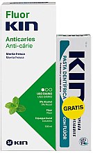 Духи, Парфюмерия, косметика Набор - Kin (toothpaste/50ml + mouthwash/500ml)