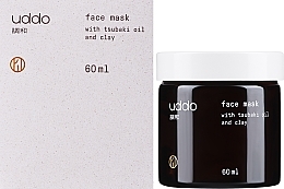 Парфумерія, косметика Маска для обличчя з олією цубакі й глиною - Uddo Face Mask With Tsubaki Oil And Clay