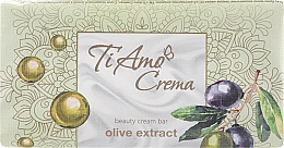 Крем-мило "З екстрактом оливки" - Миловарні традиції Ti Amo Crema — фото N1