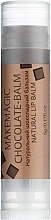 Натуральний шоколадний бальзам для губ - Makemagic Natural Lip Balm — фото N1