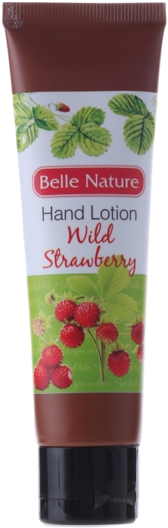 Бальзам-крем для рук з ароматом суниці - Belle Nature Hand Lotion Wild Strawberry — фото N1