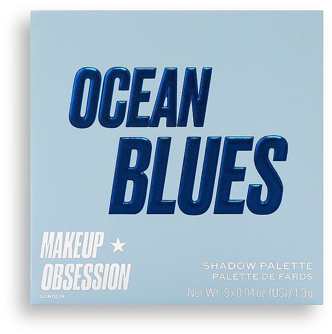 Палетка тіней для повік - Makeup Obsession Ocean Blues Eyeshadow Palette — фото N2