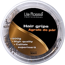 Духи, Парфюмерия, косметика Невидимки для волос, A501B, 6 см, золотистые - Lila Rossa Hair Grips