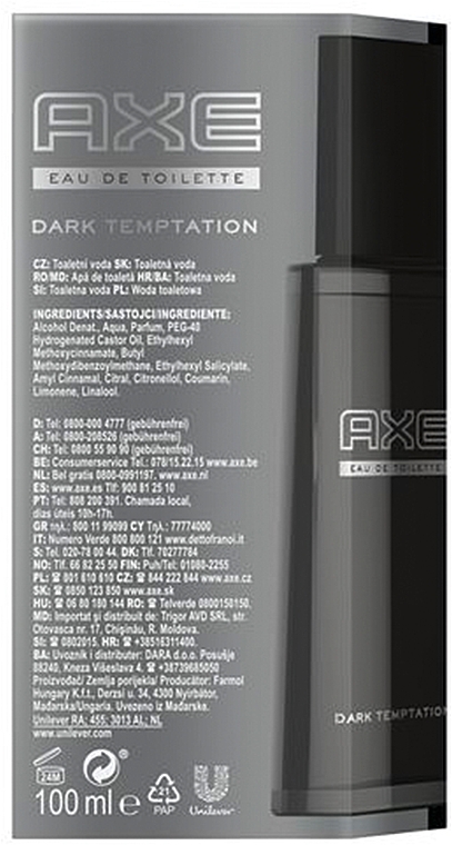 Axe Dark Temptation - Туалетная вода — фото N3