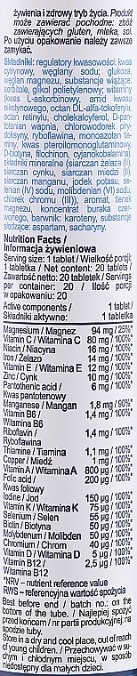 Шипучие таблетки «Витамины и минералы» со вкусом апельсина - Allnutrition VitaminAll Vitamins and Minerals Orange — фото N3