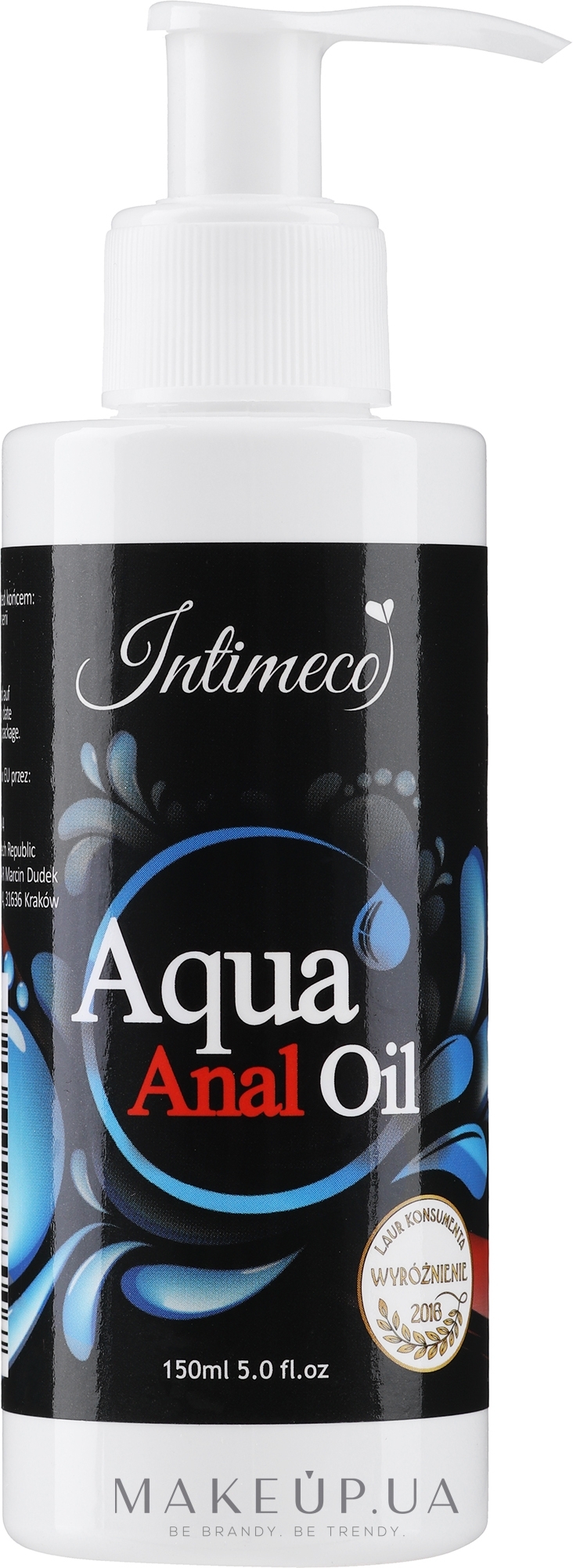Масло на водной основе - Intimeco Aqua Anal Oil — фото 150ml