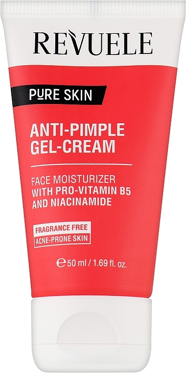 Гель-крем для лица против прыщей - Revuele Pure Skin Anti-Pimple Gel-Cream — фото N1