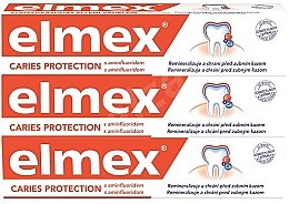 Набор - Elmex Toothpaste Caries Protection (toothpaste/3x75ml) — фото N2