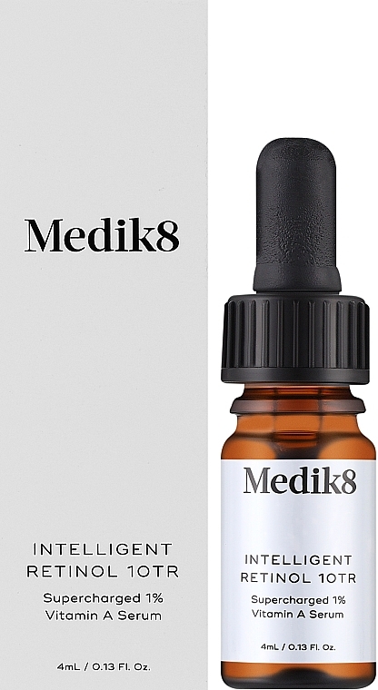 Ночная сыворотка с ретинолом 1 % - Medik8 Intelligent Retinol 10TR Supercharged 1% Vitamin A Serum (пробник) — фото N2