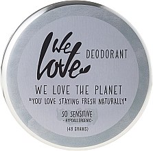 Духи, Парфюмерия, косметика Натуральный кремовый дезодорант "Такой чувствительный" - We Love The Planet Deodorant So Sensitive