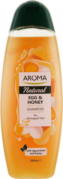 Шампунь для волосся "Яєчний" - Aroma Natural Egg Shampoo — фото N1