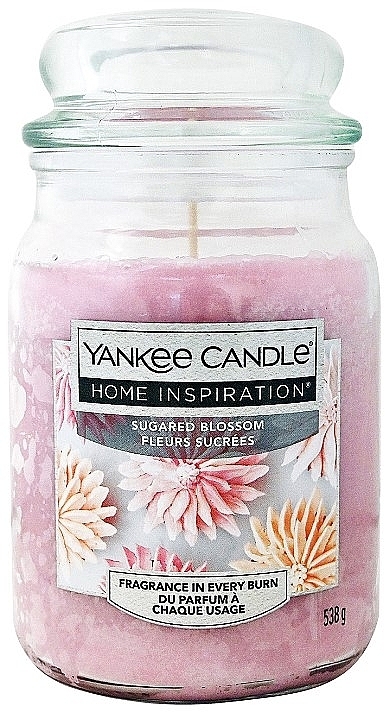 Ароматическая свеча в банке - Yankee Candle Home Inspiration Sugared Blossom — фото N2