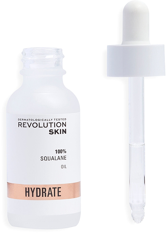 Олія для обличчя "Сквалан" - Revolution Skin Hydrate 100% Squalane Face Oil — фото N2