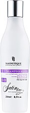 Шампунь з протеїнами шовку з ефектом антижовтизни для світлого волосся - Magnetique Satin Line Silver Shampoo — фото N1