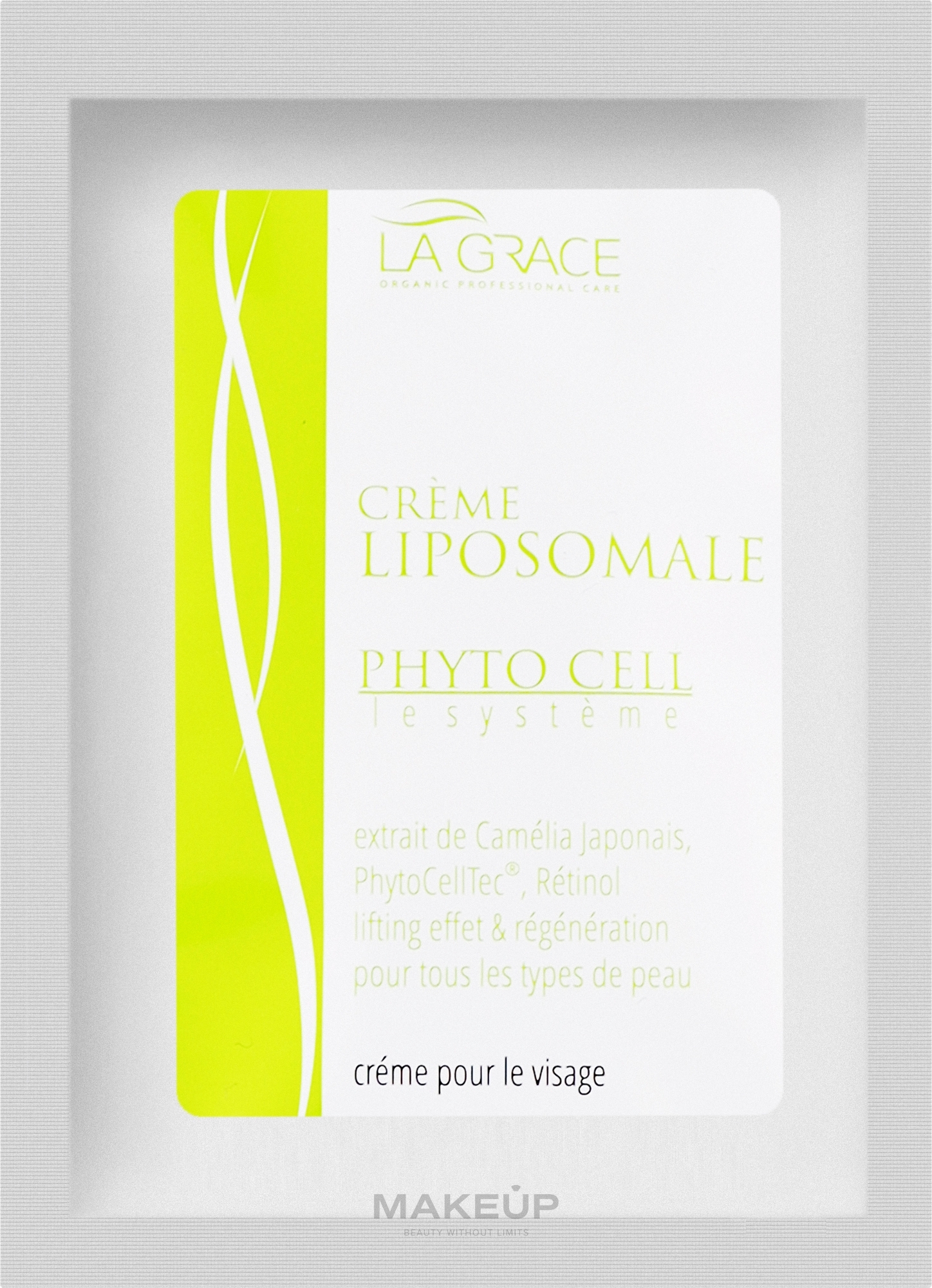 Ліпосомний крем для обличчя - La Grace Liposomale Cream (пробник) — фото 7ml