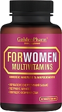 Парфумерія, косметика Мультивітаміни для жінок, таблетки - Голден-Фарм
