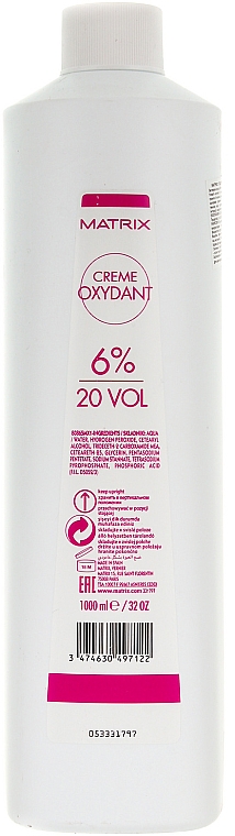 Крем-оксидант - Matrix Cream Oxydant 20 Vol. 6 % — фото N1