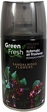 Змінний балон для автоматичного освіжувача повітря "Квіти сандала" - Green Fresh Automatic Air Freshener Sandalwood Flowers — фото N1