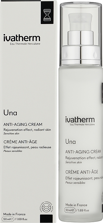 Антивіковий крем для чутливої шкіри обличчя - Ivatherm Una Anti-aging Cream — фото N4