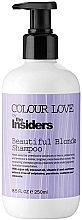 Парфумерія, косметика Шампунь для збереження яскравості блонду - The Insiders Colour Love Beautiful Blonde Shampoo