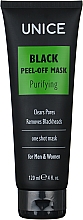 Духи, Парфюмерия, косметика Черная маска-пленка - Unice Black Peel-Off Mask