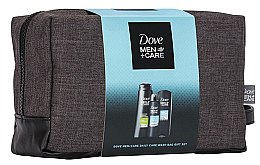 Парфумерія, косметика Набір - Dove Men and Care Daily wash Bag Gift Set (sh/gel/250ml + deo/150ml + shmp/400ml + bag)