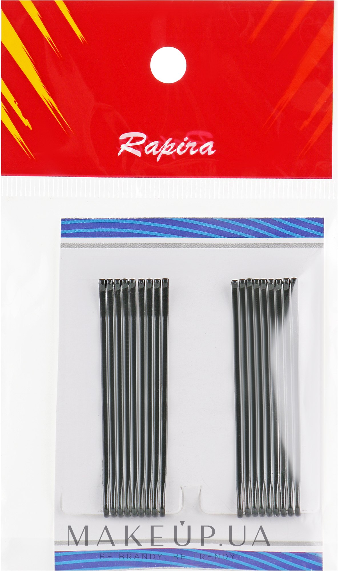 Шпильки-невидимки для волосся, 6 см, ПС790 - Rapira — фото 18шт