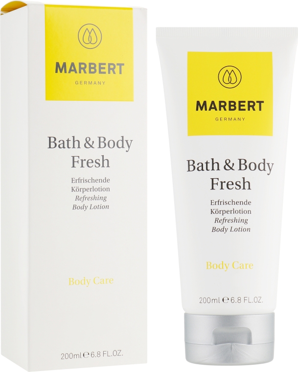 Освежающий лосьон для тела с ароматом цитрусовых - Marbert Bath & Body Fresh Refreshing Body Lotion  — фото N1