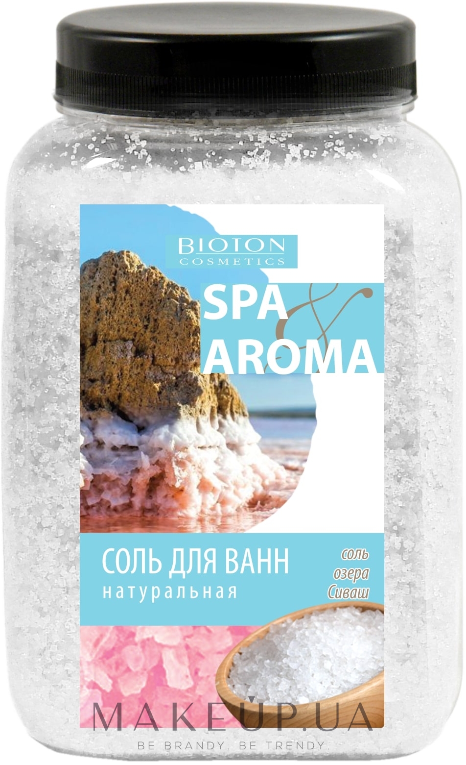 Природна морська сіль для ванн, з екстрактом ламінарії та комплексом морських мінералів - Bioton Cosmetics Sea Salt — фото 750g