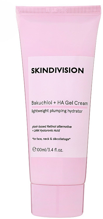Легкий зволожувальний гель-крем для обличчя - SkinDivision Bakuchiol + HA Gel Cream — фото N1
