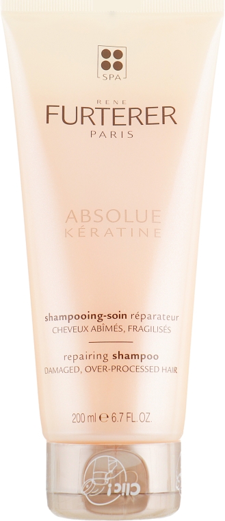 Восстанавливающий шампунь - Rene Furterer Absolue Keratine Repair Shampoo — фото N4