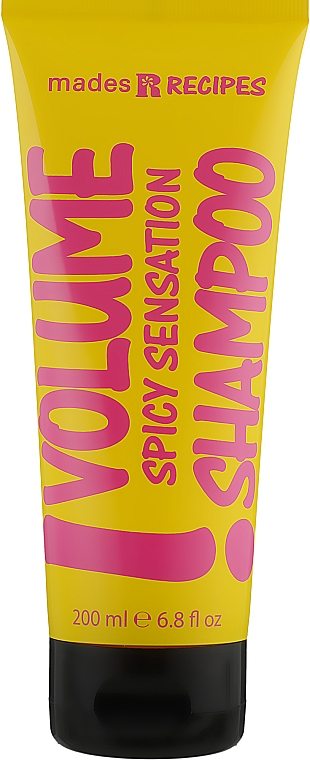 Шампунь "Гострі відчуття" - Mades Cosmetics Recipes Spicy Sensation Volume Shampoo — фото N1
