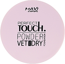 Пудра для обличчя - Maxi Color Perfect Touch Powder Vet And Dry — фото N2