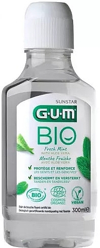 Органический ополаскиватель для рта "Свежая мята" - Sunstar Gum Bio Fresh Mint — фото N1