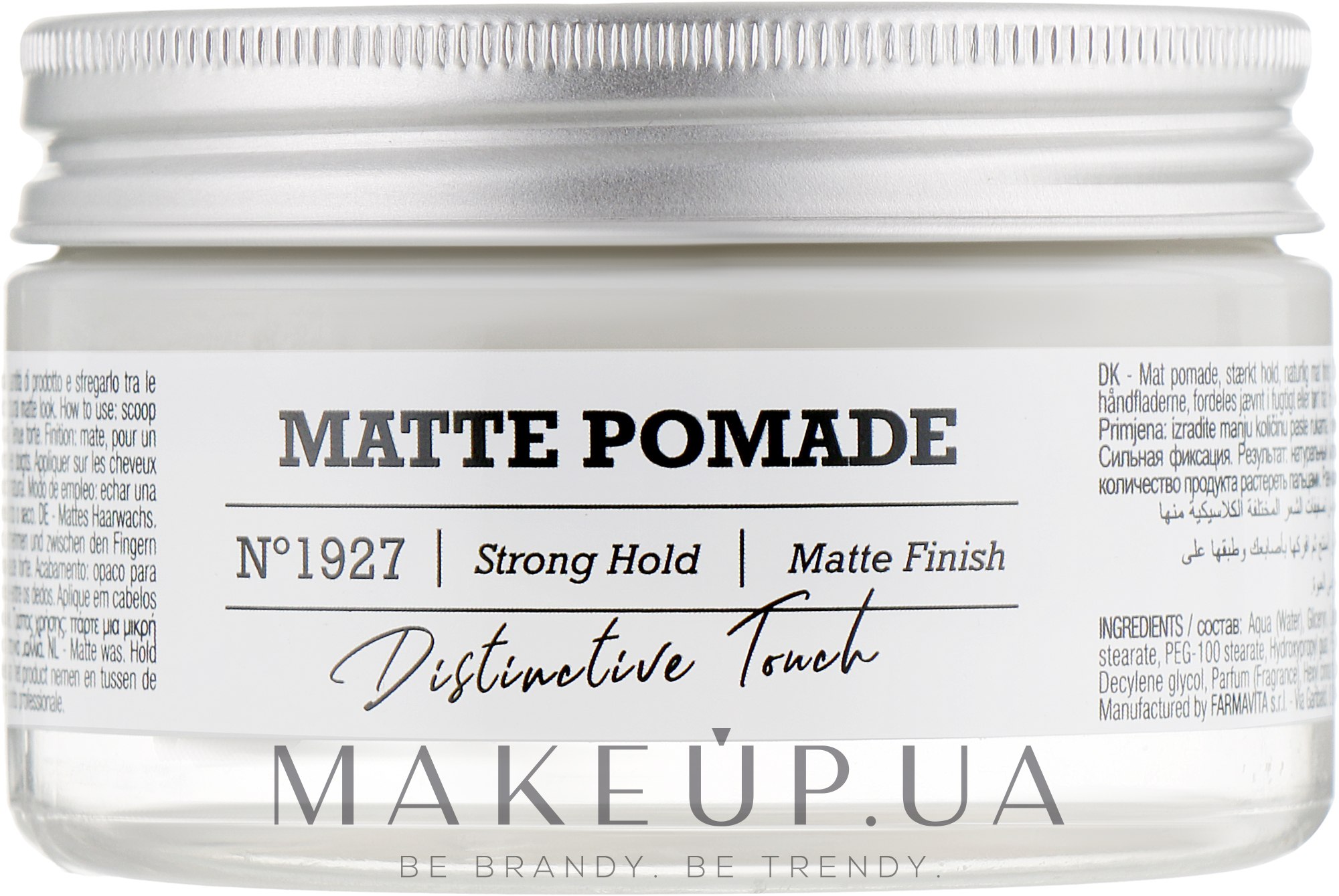 Матовий віск для волосся - FarmaVita Amaro Matte Pomade — фото 100ml