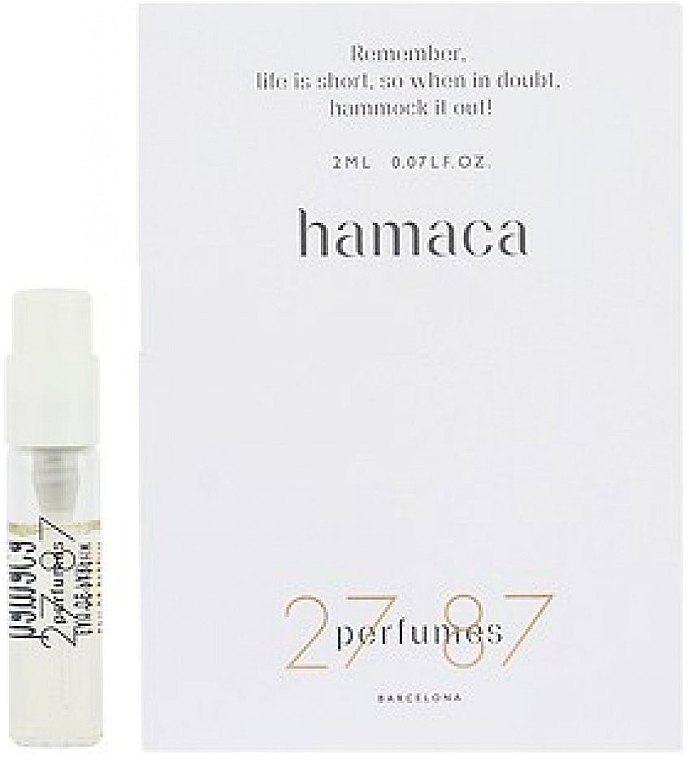 27 87 Perfumes Hamaca - Парфюмированная вода (пробник) — фото N1
