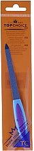 Парфумерія, косметика Сапфірова пилка для нігтів, 15 см, 77111, фіолетово-блакитна - Top Choice