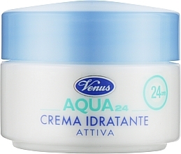 УЦЕНКА Активный, увлажняющий крем для лица - Venus Crema Idratante Attiva Aqua 24 * — фото N1