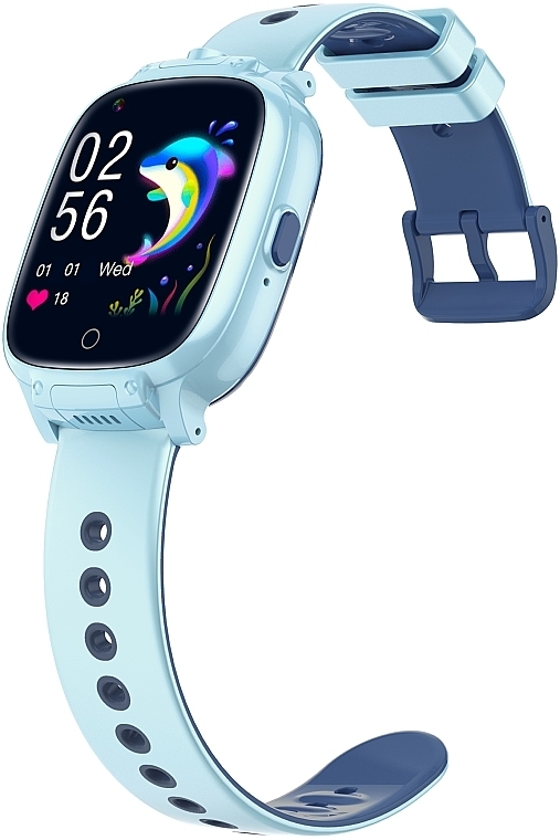 Смарт-часы для детей, голубые - Garett Smartwatch Kids Twin 4G — фото N5