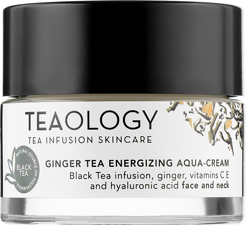 Крем для лица с имбирным чаем - Teaology Ginger Tea Emergizing Aqua Cream — фото N4