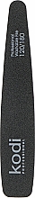 Духи, Парфюмерия, косметика Пилка для ногтей "Конусная" 120/180, черный/фиолетовый - Kodi Professional