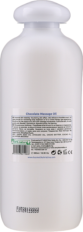 Масло для массажа "Шоколад" - Hrisnina Professional Massage Oil With Chocolate — фото N4