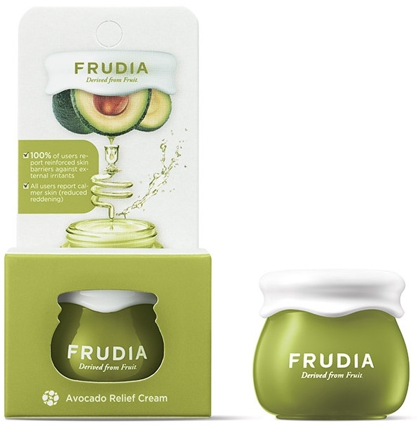Восстанавливающий крем для лица с экстрактом авокадо - Frudia Relief Avocado Cream (мини) — фото N1