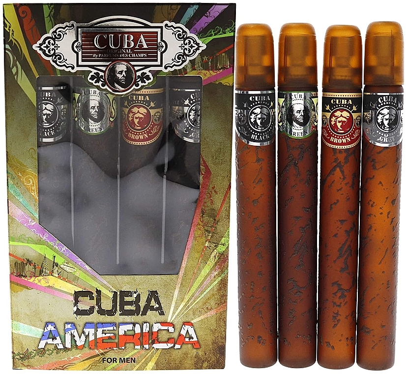 Cuba Cuba America - Набор (edt/4x35ml) — фото N1