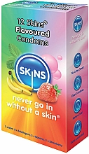 Парфумерія, косметика Презервативи, 12 шт. - Skins Flavoured Condoms