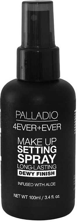Спрей-фиксатор для макияжа - Palladio 4 Ever + Ever Makeup Setting Spray Dewy Finish — фото N1