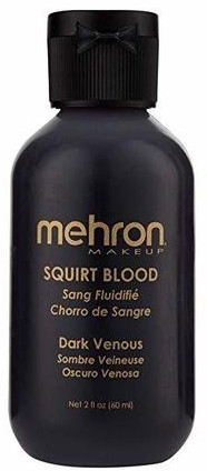 Кровь для брызг - Mehron Squirt Blood Dark Venous — фото N1