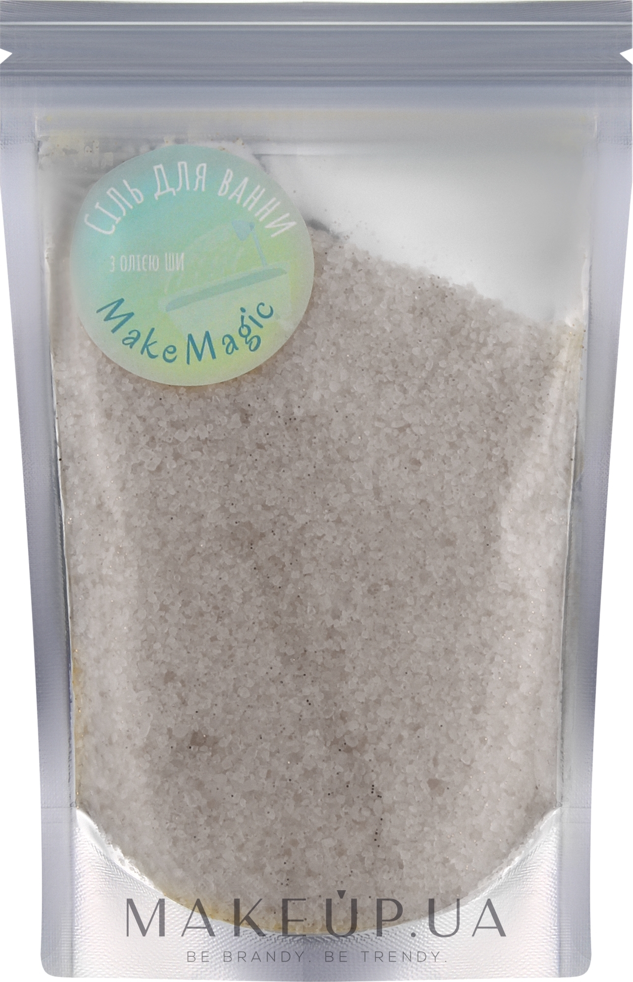 Соль для ванны с шимером и маслом кокоса "Кокос" - Makemagic Bath Salt — фото 330g