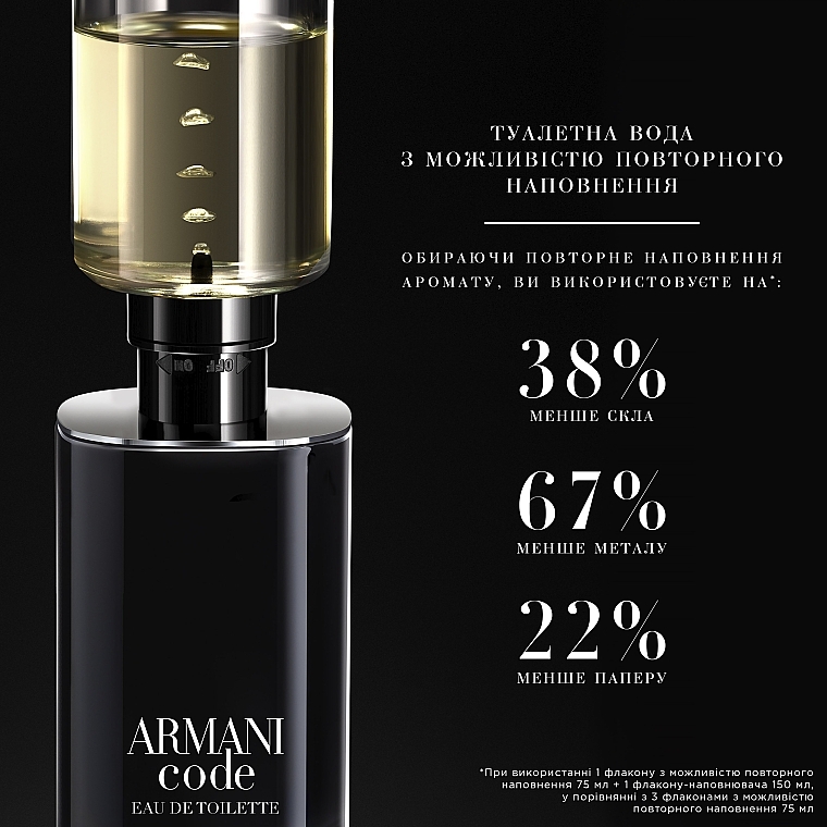 Giorgio Armani Code Homme - Туалетна вода — фото N3