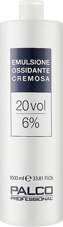 Окислительная кремовая эмульсия 20 объемов 6% - Palco Professional Emulsione Ossidante Cremosa — фото N1